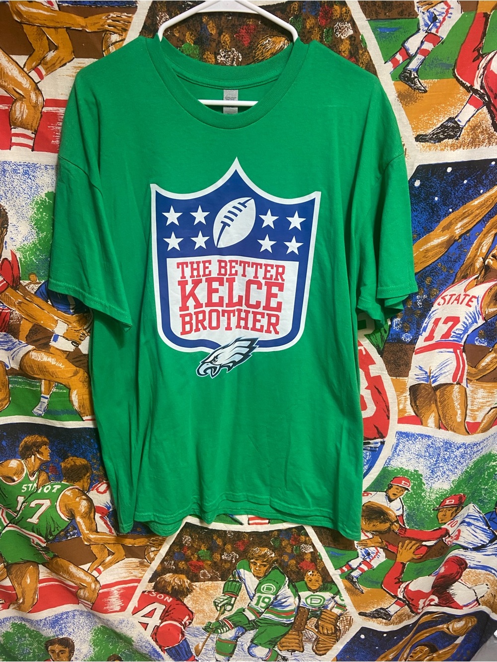 Philadelphia Eagles Jason The Better Kelce Brother Tee
